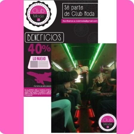 Foto en Bus limosina programa de fidelizacíon B2B