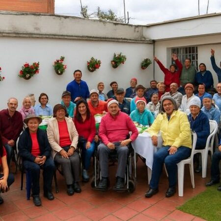 Programa de Responsabilidad Social Corporativa, compartiendo navidad con gente de la tercera edad